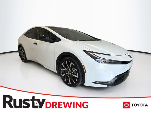 White (Wind Chill Pearl) 2025 Toyota Prius Hatchback Front-Wheel Drive Continuously Variable Transmission