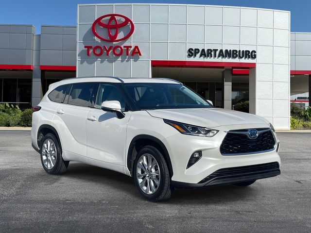 White (Wind Chill Pearl) 2023 Toyota Highlander Hybrid Limited FWD SUV / Crossover Front-Wheel Drive Continuously Variable Transmission