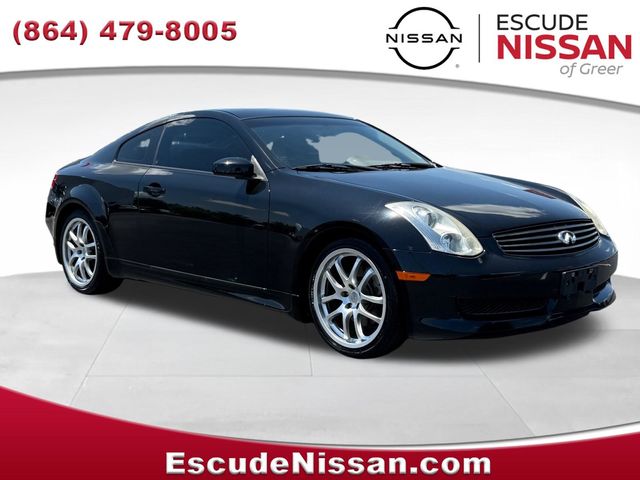 Black Obsidian 2007 INFINITI G35 Coupe RWD Coupe Rear-Wheel Drive 6-Speed Manual Overdrive