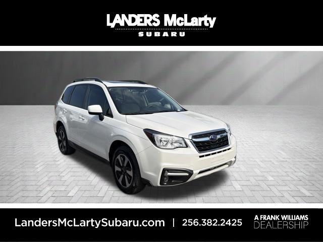Crystal White Pearl 2018 Subaru Forester SUV / Crossover All-Wheel Drive Continuously Variable Transmission