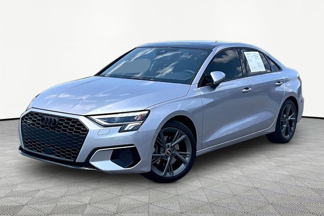 Florett Silver Metallic 2024 Audi A3 Sedan All-Wheel Drive 7-Speed Automatic