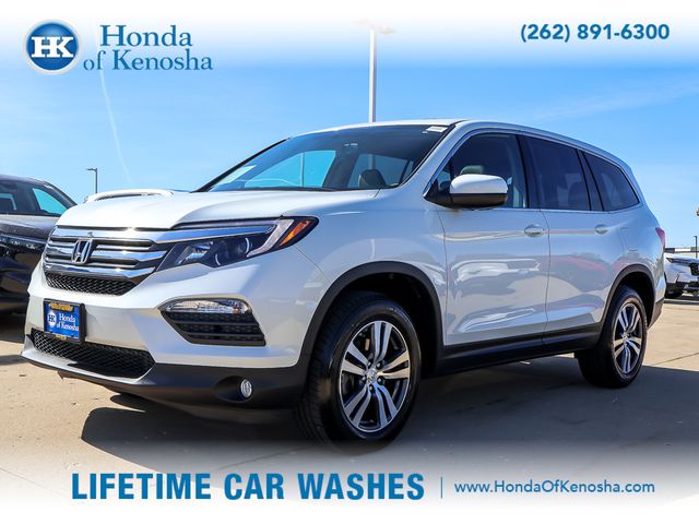 White Diamond Pearl 2018 Honda Pilot EX-L AWD SUV / Crossover All-Wheel Drive 6-Speed Automatic