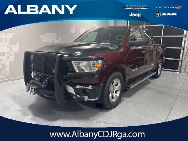 Red 2020 RAM 1500 Big Horn Crew Cab 4WD Pickup Truck Four-Wheel Drive 8-Speed Automatic