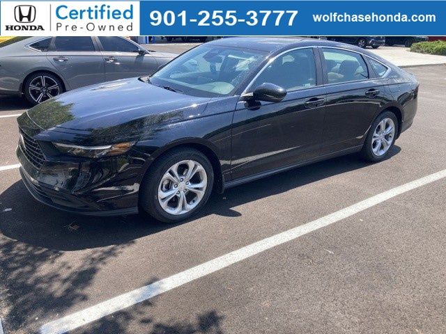 Crystal Black Pearl 2024 Honda Accord Sedan Front-Wheel Drive Continuously Variable Transmission