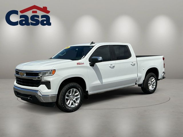 Summit White 2023 Chevrolet Silverado 1500 Pickup Truck Four-Wheel Drive Automatic