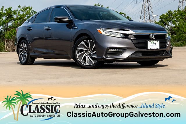 Gray 2019 Honda Insight Touring Sedan FWD Sedan Front-Wheel Drive Continuously Variable Transmission