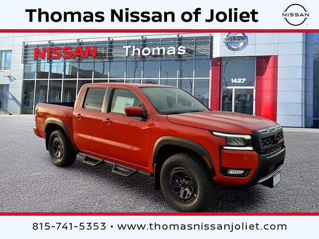 Afterburn Orange 2026 Nissan Frontier Pickup Truck Four-Wheel Drive 9-Speed Automatic Overdrive