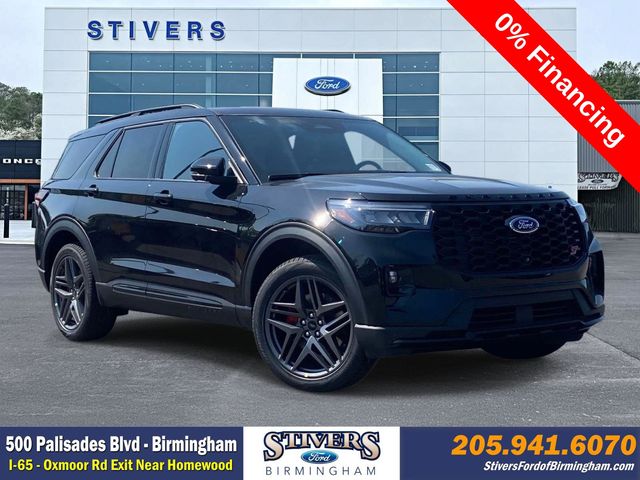 Black Metallic 2026 Ford Explorer SUV / Crossover All-Wheel Drive Automatic