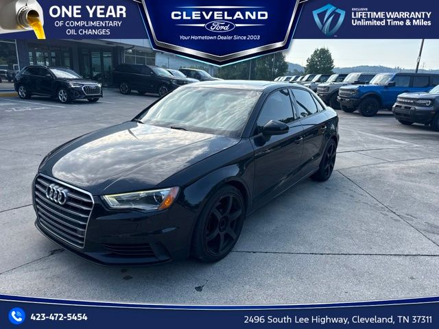 Black Metallic 2016 Audi A3 Sedan Front-Wheel Drive 6-Speed Automatic