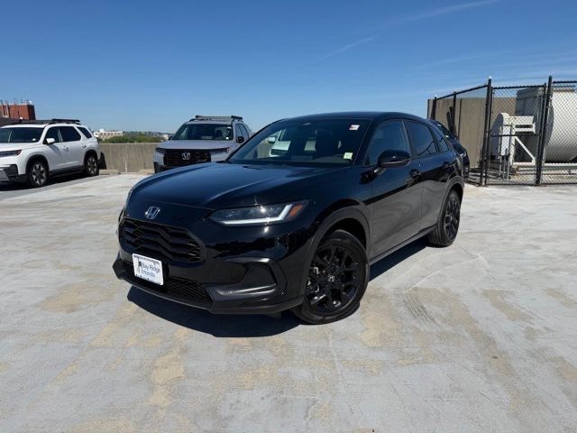 Crystal Black Pearl 2025 Honda HR-V Sport AWD SUV / Crossover All-Wheel Drive Continuously Variable Transmission