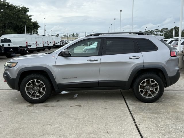 2020 Jeep Cherokee Trailhawk Silver at Victoria Chrysler Dodge Jeep Ram