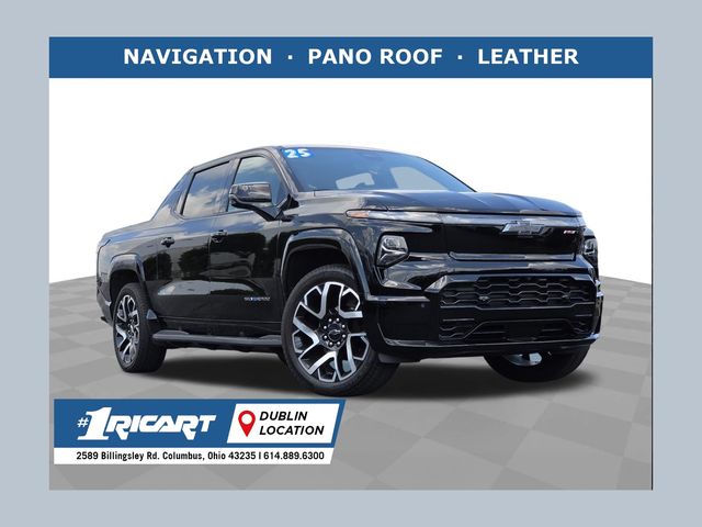 Black 2025 Chevrolet Silverado EV Pickup Truck All-Wheel Drive 1-Speed Automatic
