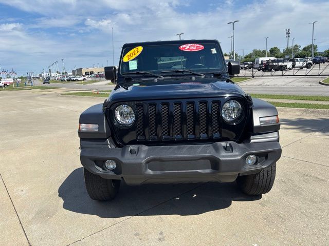 Used 2022 Black Jeep Unlimited Sport Altitude image 4