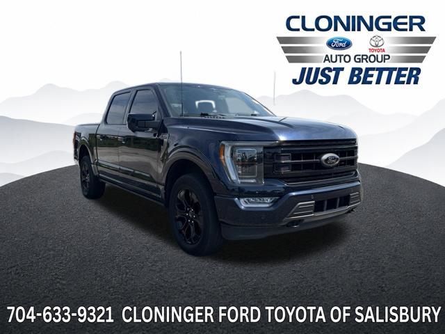 Blue Metallic 2023 Ford F-150 Pickup Truck Four-Wheel Drive Automatic
