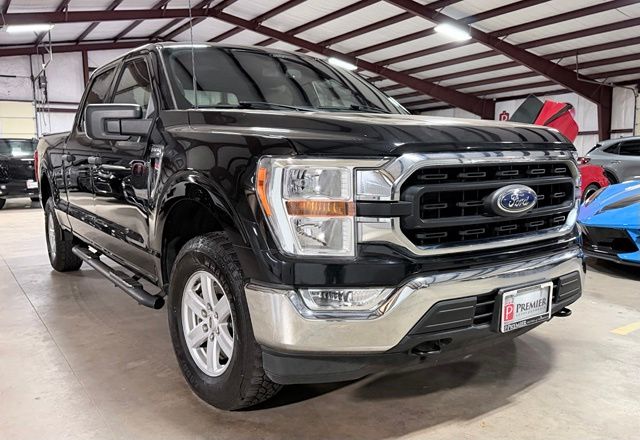 Black Metallic 2021 Ford F-150 Pickup Truck Four-Wheel Drive Automatic