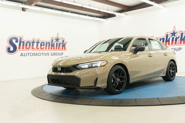 Sand Dune Pearl 2026 Honda Civic Hatchback Hatchback Front-Wheel Drive Continuously Variable Transmission