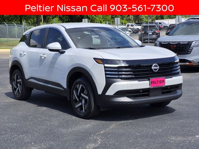 Aspen White Tricoat 2025 Nissan Kicks SV FWD SUV / Crossover Front-Wheel Drive Continuously Variable Transmission