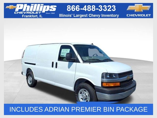 Summit White 2025 Chevrolet Express Cargo 2500 RWD Van Rear-Wheel Drive 8-Speed Automatic Overdrive