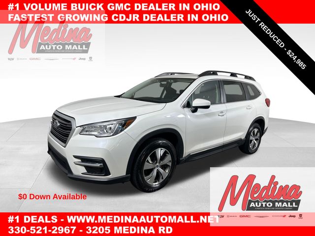 Crystal White Pearl 2022 Subaru Ascent Premium 7-Passenger AWD SUV / Crossover All-Wheel Drive Continuously Variable Transmission