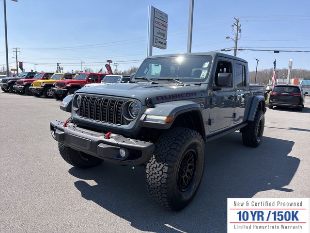Anvil Clearcoat 2025 Jeep Gladiator Rubicon Crew Cab 4WD Pickup Truck Four-Wheel Drive 8-Speed Automatic