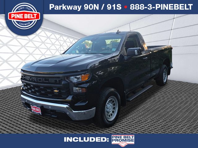 Black 2025 Chevrolet Silverado 1500 Pickup Truck Four-Wheel Drive Automatic