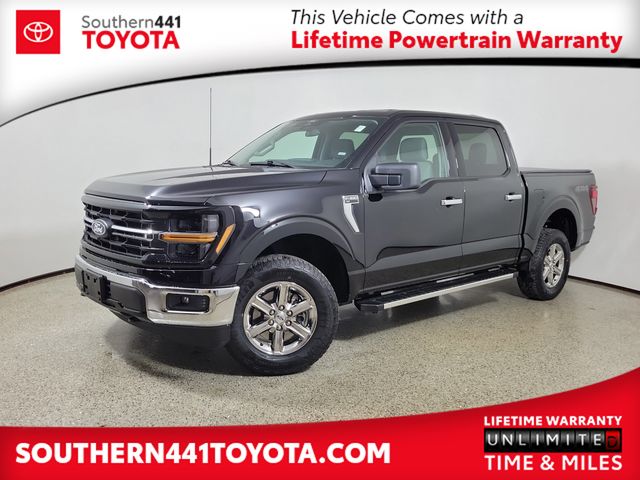 Agate Black Metallic 2025 Ford F-150 Pickup Truck Four-Wheel Drive Automatic