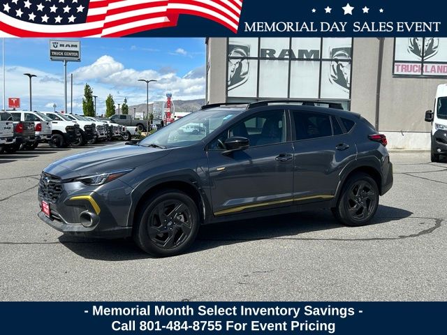 Magnetite Gray Metallic 2025 Subaru Crosstrek Sport AWD SUV / Crossover All-Wheel Drive Continuously Variable Transmission