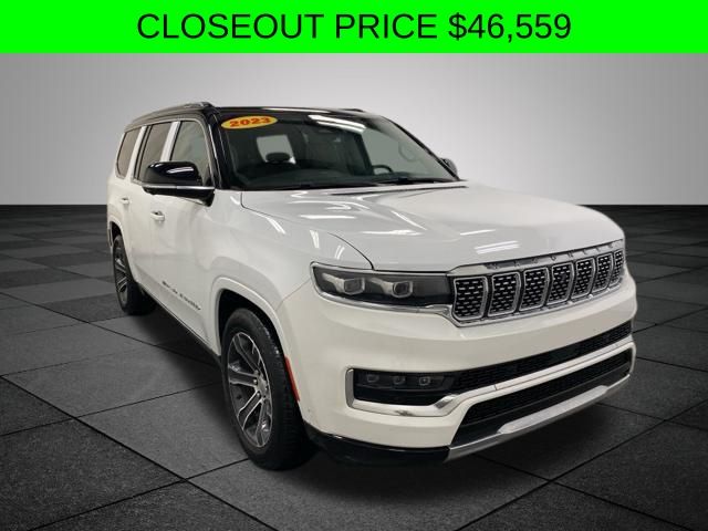 Bright White Clearcoat 2023 Jeep Grand Wagoneer 4WD SUV / Crossover Four-Wheel Drive 8-Speed Automatic