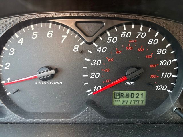 2002 Blue Mazda Tribute 4X4 SUV