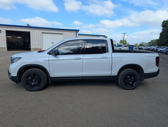 2025 White Honda Ridgeline Black Edition AWD Truck