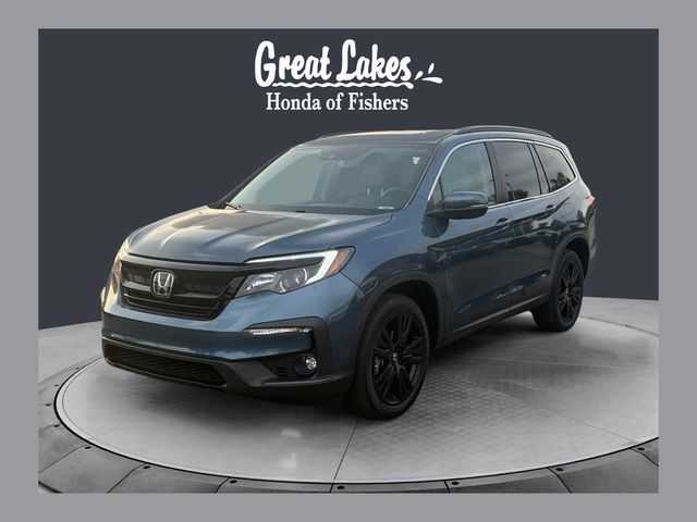 Blue 2021 Honda Pilot SUV / Crossover All-Wheel Drive 9-Speed Automatic