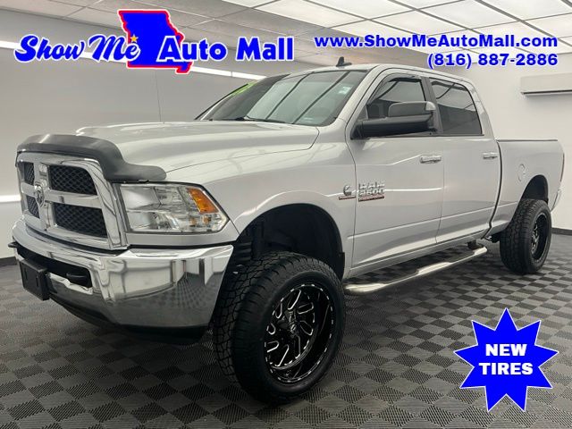 Bright Silver Metallic Clearcoat 2015 RAM 2500 SLT Crew Cab 4WD Pickup Truck Four-Wheel Drive 6-Speed Automatic