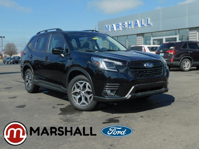 Crystal Black Silica 2023 Subaru Forester Premium Crossover AWD SUV / Crossover All-Wheel Drive Continuously Variable Transmission