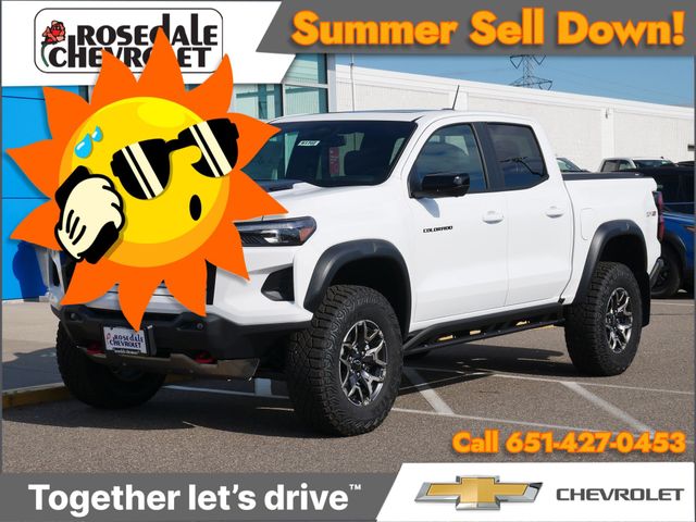 Summit White 2026 Chevrolet Colorado Pickup Truck Four-Wheel Drive 8-Speed Automatic
