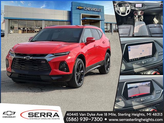 Red Hot 2022 Chevrolet Blazer RS FWD SUV / Crossover Front-Wheel Drive 9-Speed Automatic Overdrive
