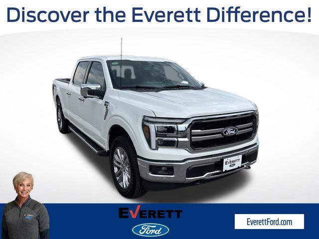 White Metallic 2026 Ford F-150 Pickup Truck Four-Wheel Drive Automatic
