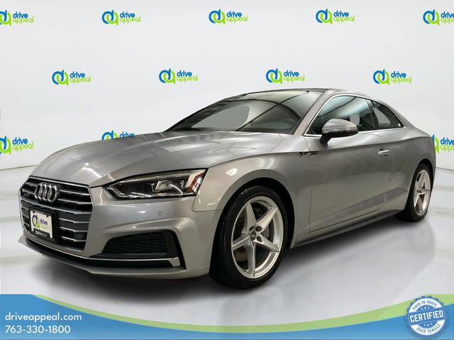 Silver Metallic 2018 Audi A5 2.0T quattro Premium Plus Coupe AWD Coupe All-Wheel Drive 7-Speed Automatic