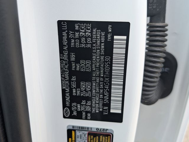 2026 Hyundai Santa Fe Hybrid Calligraphy White at Community Honda