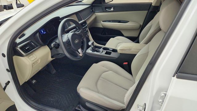 2018 Kia Optima LX White at DeMontrond Automotive Group