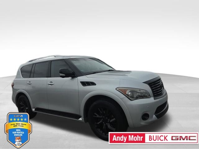 Gray (Liquid Platinum) 2011 INFINITI QX56 SUV / Crossover Four-Wheel Drive 7-Speed Automatic