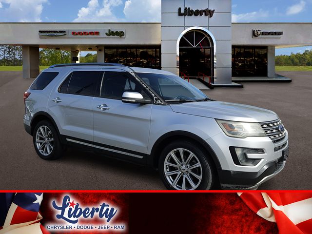 Ingot Silver 2016 Ford Explorer Limited SUV / Crossover Front-Wheel Drive 6-Speed Automatic