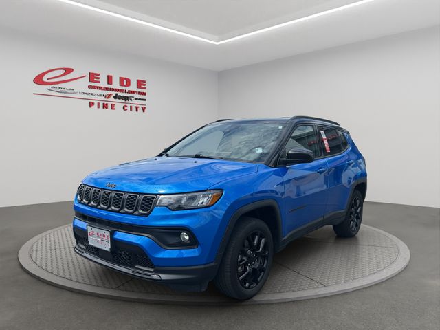 Hydro Blue Pearlcoat 2024 Jeep Compass SUV / Crossover Four-Wheel Drive 8-Speed Automatic
