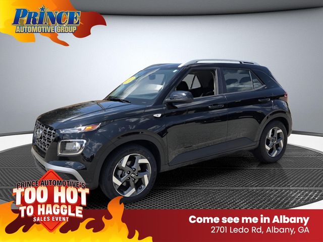 Onyx Black 2025 Hyundai Venue SUV / Crossover Front-Wheel Drive Continuously Variable Transmission