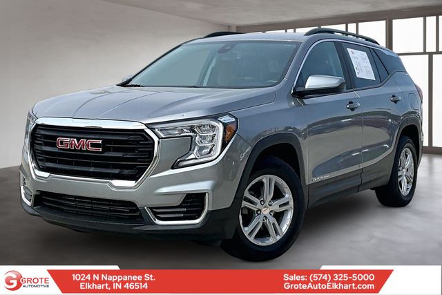 Sterling Metallic 2023 GMC Terrain SLE AWD SUV / Crossover All-Wheel Drive 9-Speed Automatic