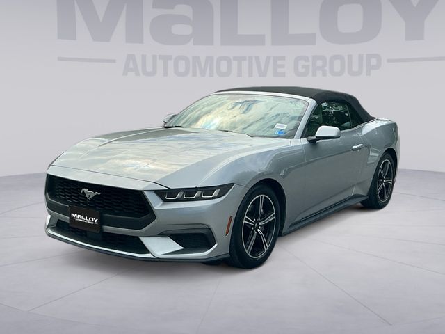 Iconic Silver Metallic 2024 Ford Mustang Convertible Rear-Wheel Drive Automatic