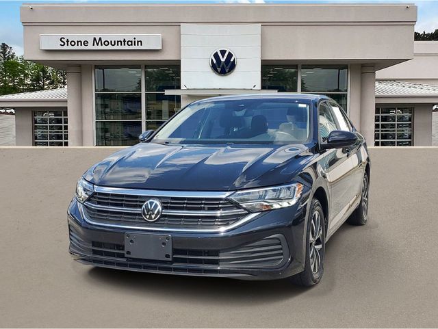 Deep Black Pearl 2023 Volkswagen Jetta Sedan Front-Wheel Drive 8-Speed Automatic