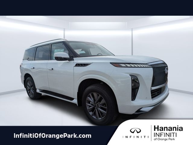 Radiant White 2026 INFINITI QX80 Pure RWD SUV / Crossover Rear-Wheel Drive 9-Speed Automatic