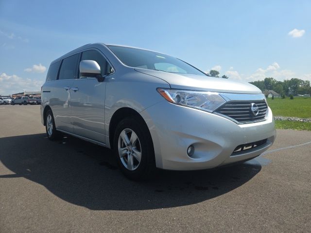 Silver 2016 Nissan Quest Minivan Front-Wheel Drive Continuously Variable Transmission