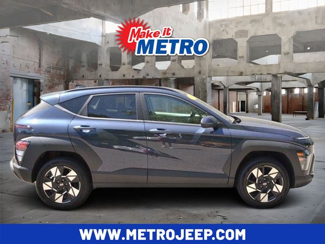 Denim Blue Pearl 2024 Hyundai Kona SEL AWD SUV / Crossover All-Wheel Drive Continuously Variable Transmission