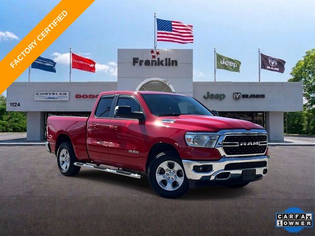 Flame Red Clearcoat 2022 RAM 1500 Pickup Truck Four-Wheel Drive 8-Speed Automatic